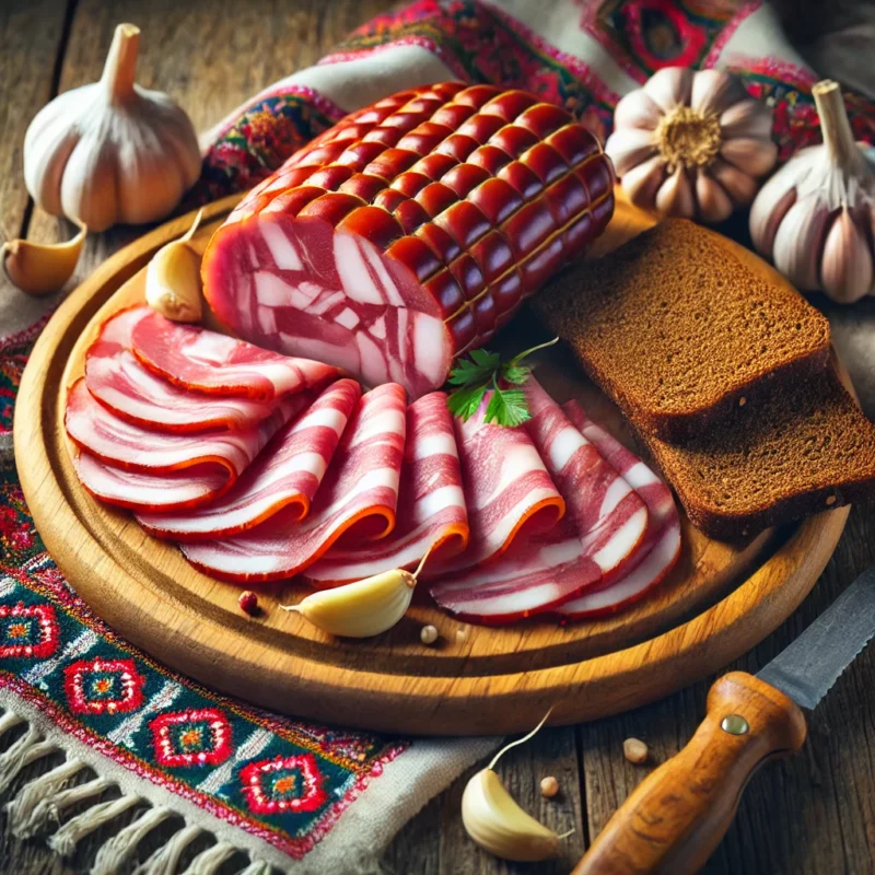 Українське Сало з часником