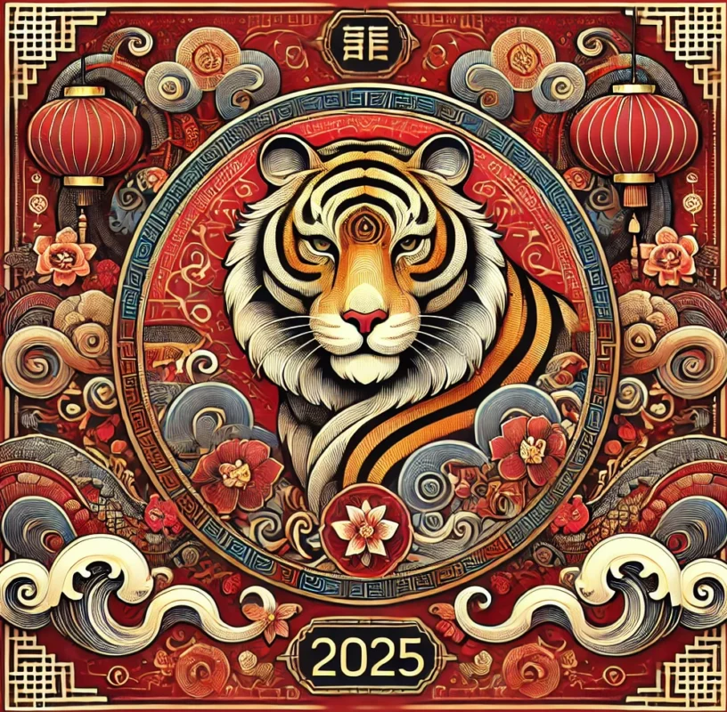 Рік Змії 2025 Тигр