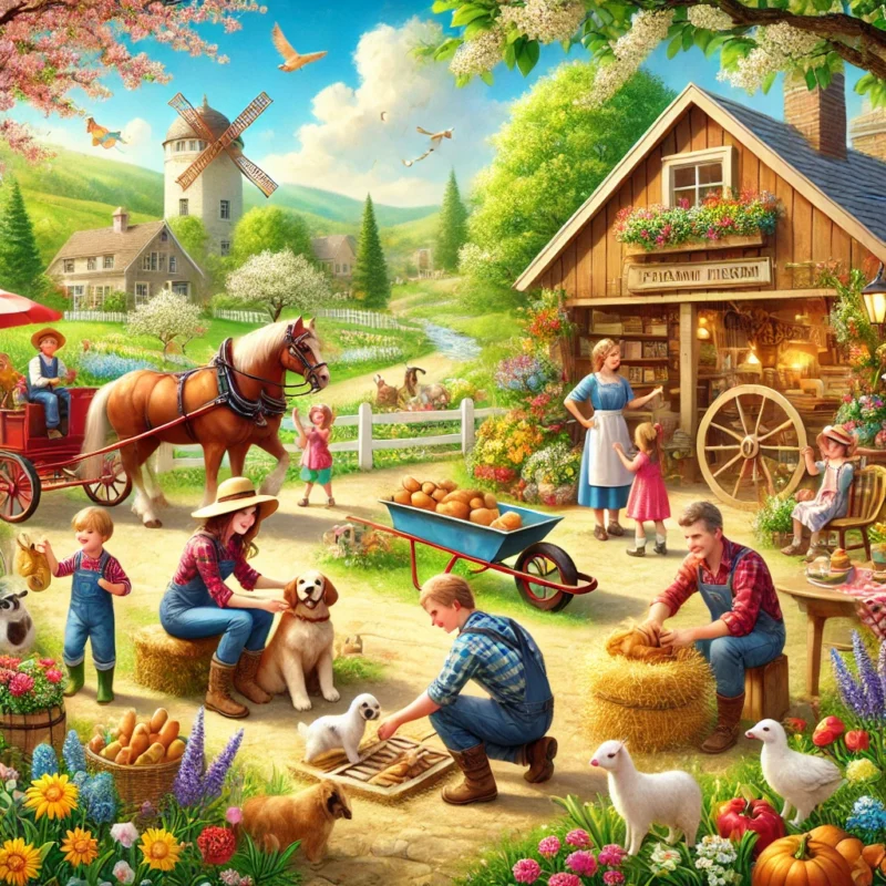 Spring activities in Steinbach