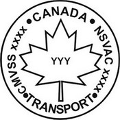 Етикетка Transport Canada на автокріслі