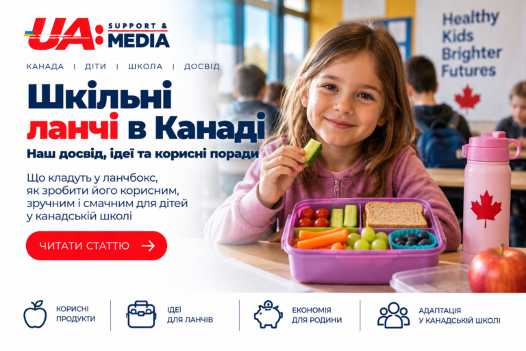 Шкільні ланчі без стресу: мій робочий ритм після переїзду до Канади